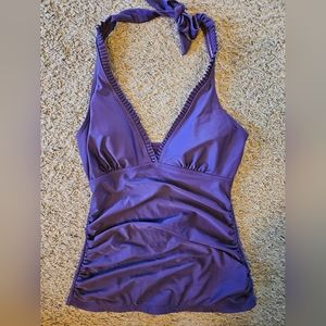 Womens Purple Tankini Swim Suit